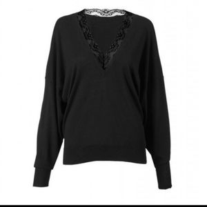 CAbi Black Union Sweater